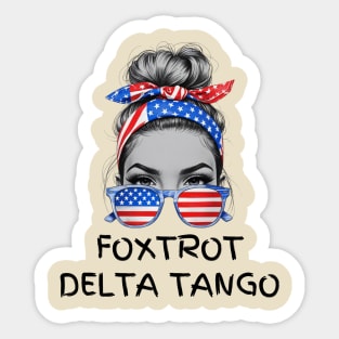 Foxtrot-Delta-Tango Sticker